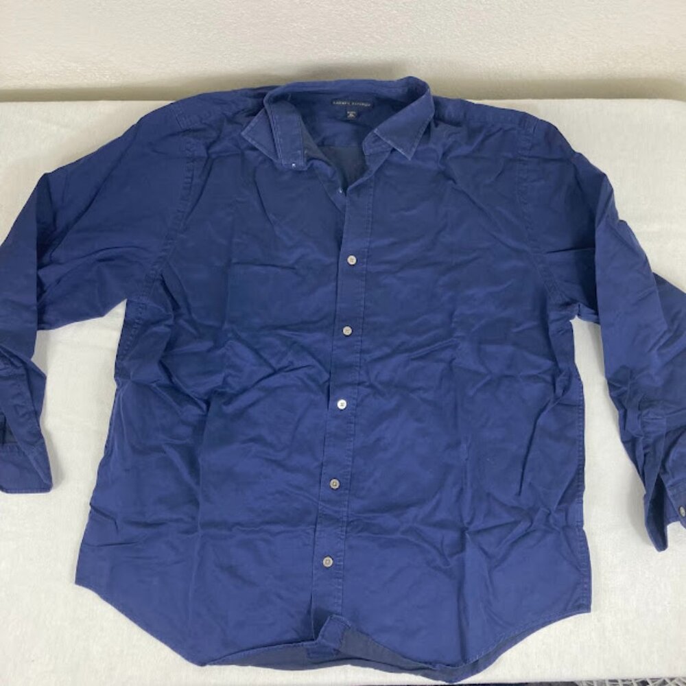 Banana Republic Men’s Blue Button Down Dress Shirt XL 17–17½